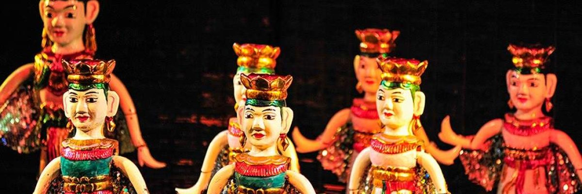water puppet show