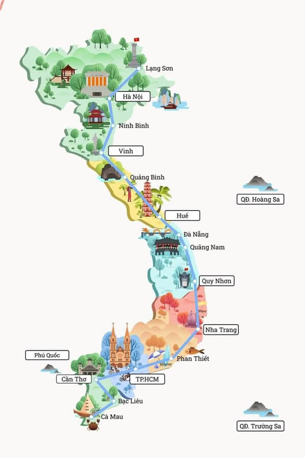 Vietnam Map