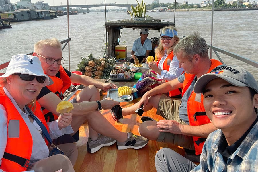 floating marketing in mekong delta