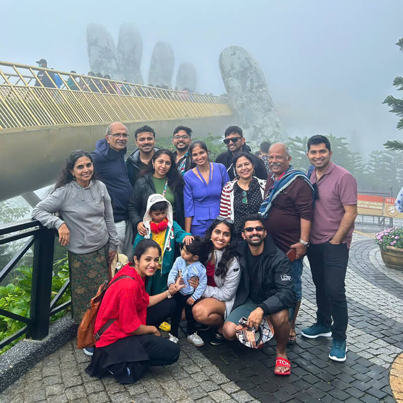 happy guests with vietnam dmc