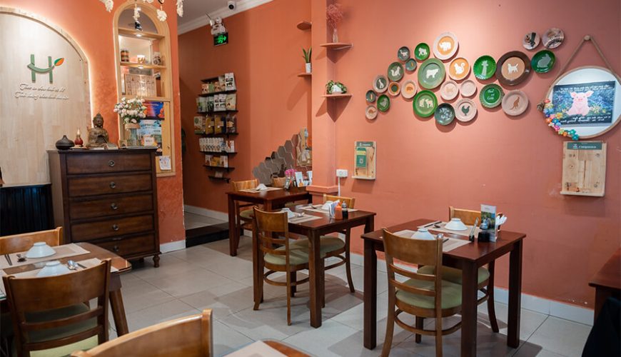 Heal and Celeb Vegan Restaurant - inside area