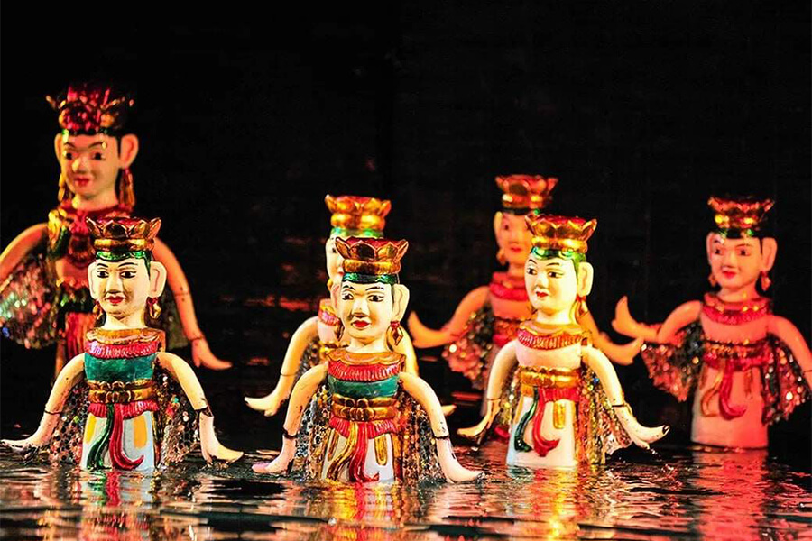 Water Puppet Show in hanoi