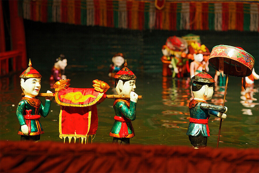Water Puppet Show - traditional shows in vietnam