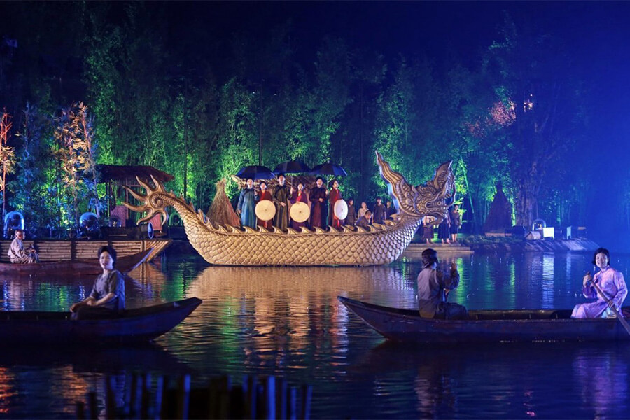 the quintessence of tonkin show - traditional shows in vietnam