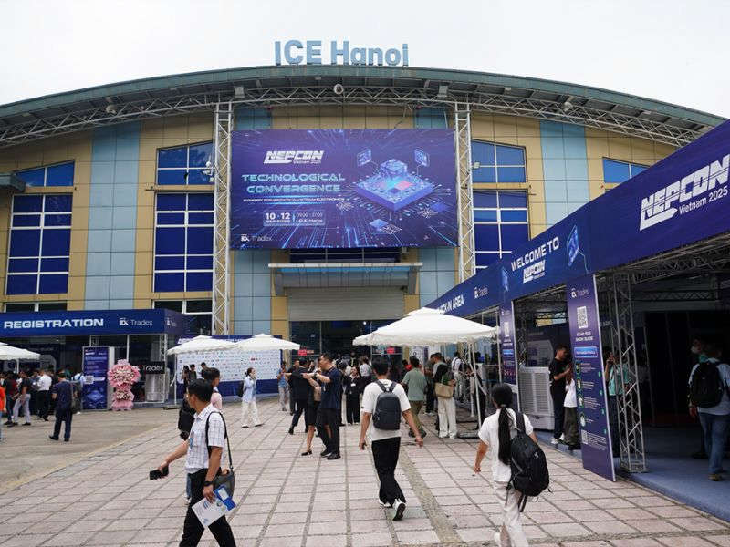 I.C.E Hanoi venue during an international exhibition and conference