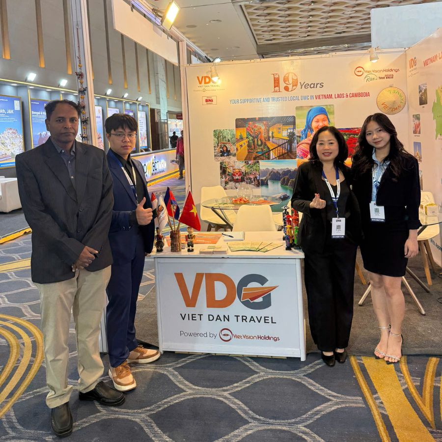 Viet Dan Travel DMC team at SATTE 2026