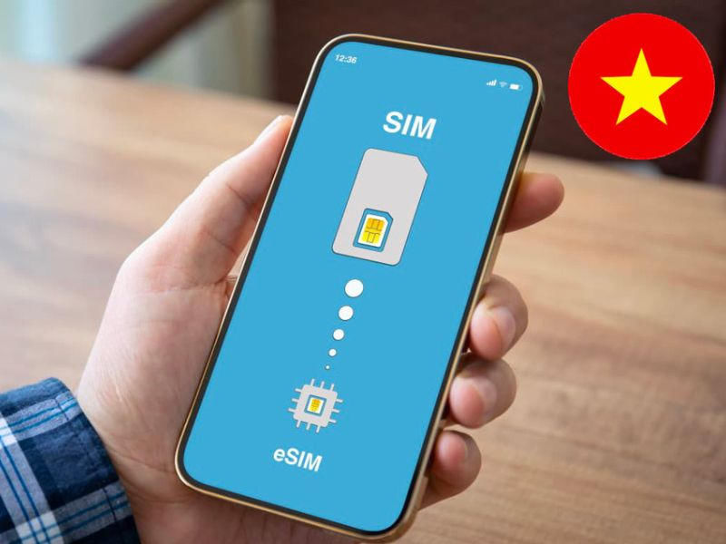 Vietnam travel eSIM displayed on smartphone screen