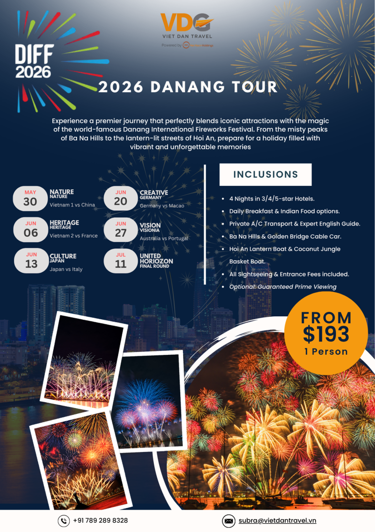 Fireworks, Heritage & Culture – Danang 2026 Tour