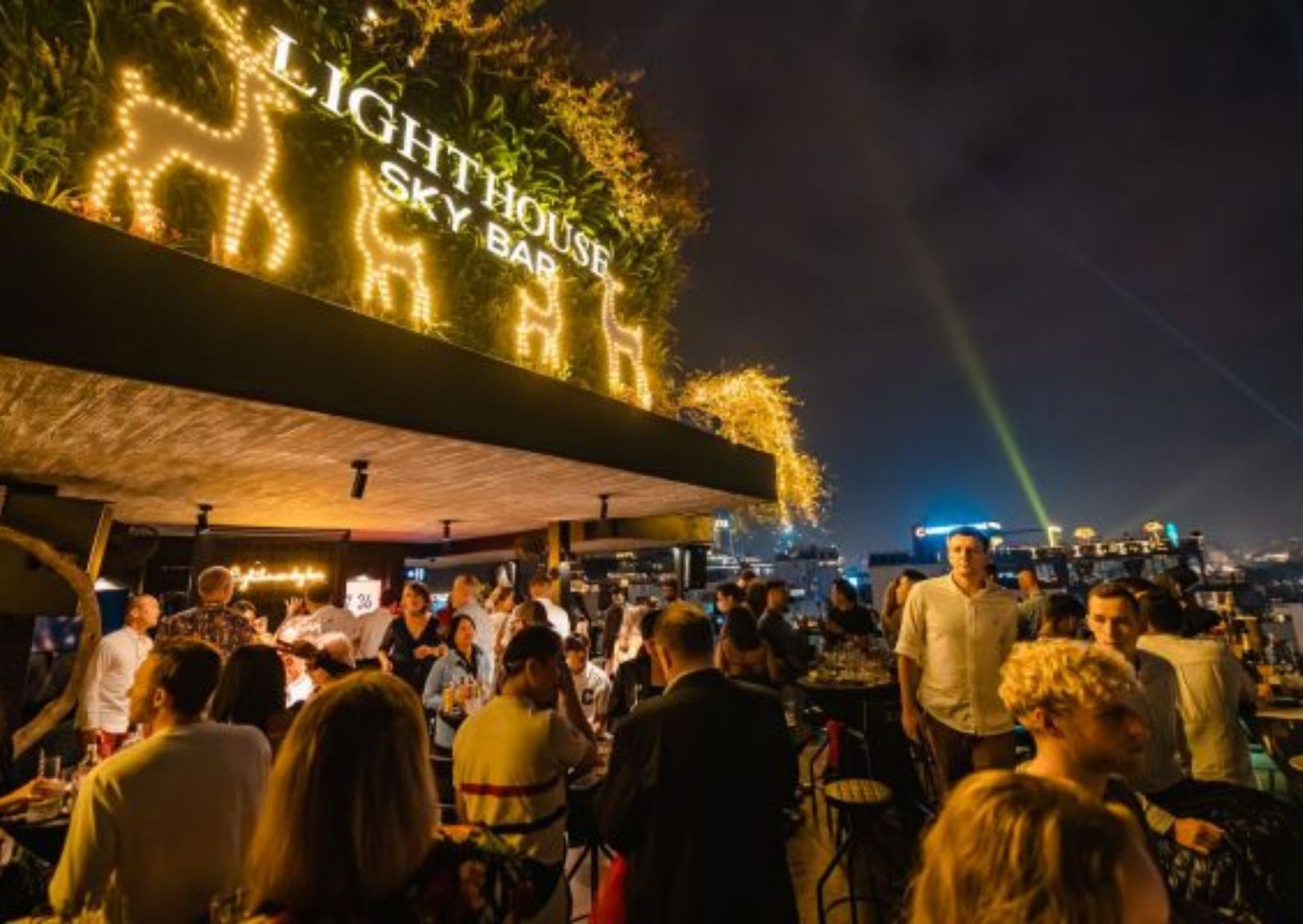 Lighthouse sky bar with a 360-degree view of Hanoi