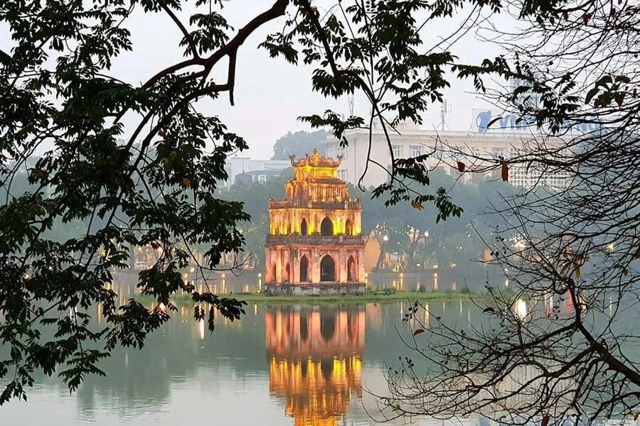Hoan Kiem Lake in Hanoi