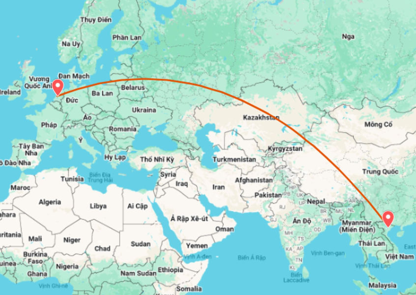 Vietnam Airlines Amsterdam route