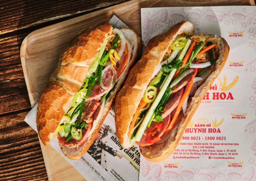 Bánh Mì Huỳnh Hoa sandwiches in Saigon