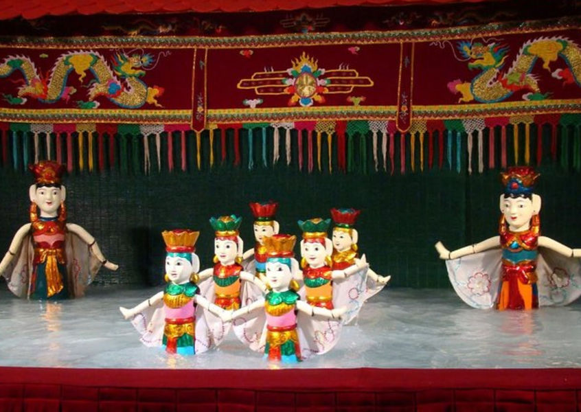 Golden Dragon Water Puppet Theatre fairy dance