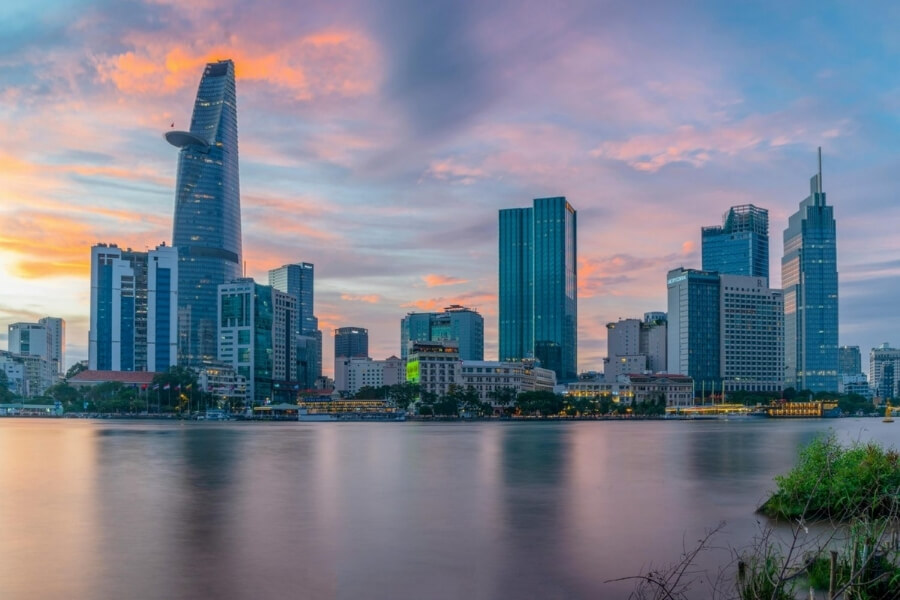 Find a Quieter View of the City Beside the Saigon River