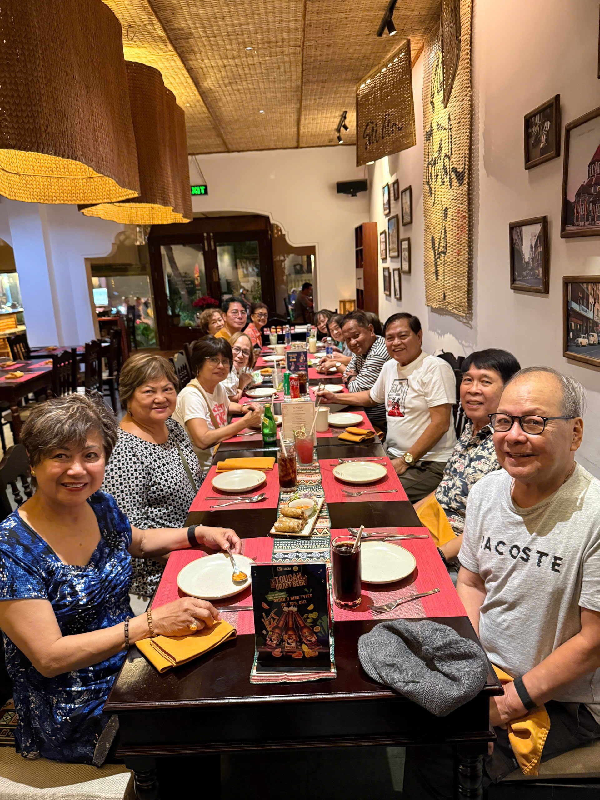Group traveling to Vietnam
